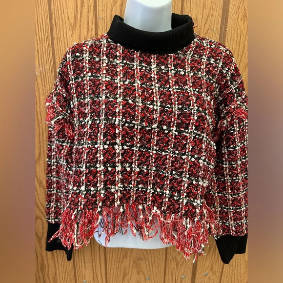 Zara party crop top sweater size xs - Picture 4 of 7